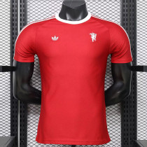 26/27 Man Utd Leisure Red Player Version Retro Soccer Jersey