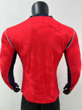 26/27 England Away Player Version Long Sleeve Soccer Jersey带星