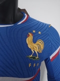 26/27 France Special Edition Blue Long Sleeve Player Version Soccer Jersey