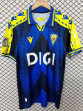2026 Cadiz Retro Edition Blue Fans Soccer Jersey(带复古章)