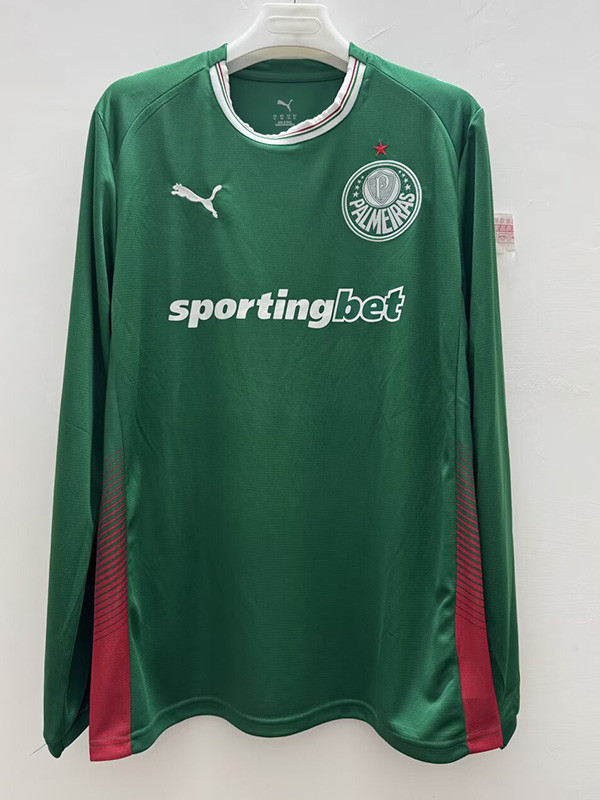 26/27 Palmeiras Home Long Sleeve Soccer Jersey