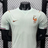 26/27 France Away Player Version Soccer Jersey(embroidery star刺绣星星)