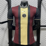 25/26 PSG Special Edition Red Brown Player Version Soccer Jersey