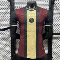 25/26 PSG Special Edition Red Brown Player Version Soccer Jersey
