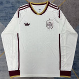 26/27 Spain Away Fans Long Sleeve Soccer Jersey长袖