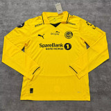 26/27 FK Bodø/Glimt Home  Long Sleeve Fans Soccer Jersey(全广告)
