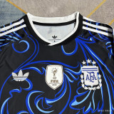 26/27 Argentina Away Fans Long Sleeve Soccer Jersey