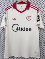 2026 Sevilla Retro Edition White Fans Soccer Jersey(带复古章)