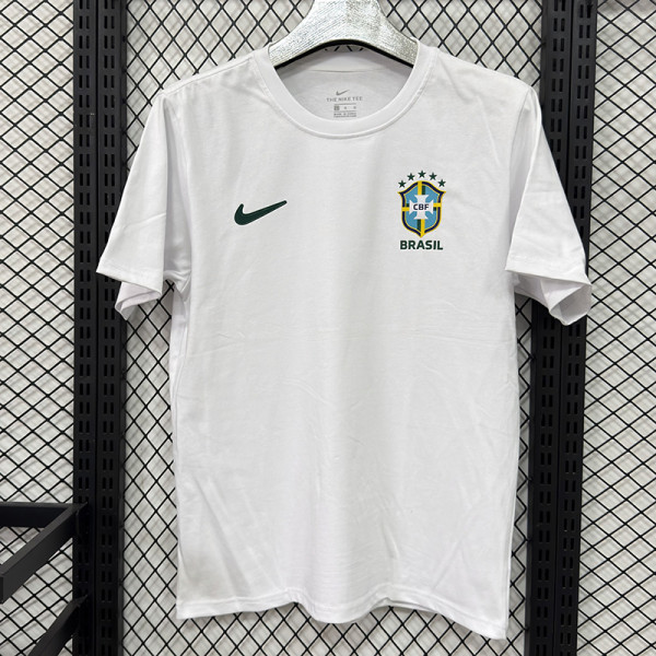 26/27 Brazil White Men's T-shirt#T291