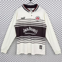 1997/1998 St. Pauli Home Long Sleeve Retro Soccer Jersey