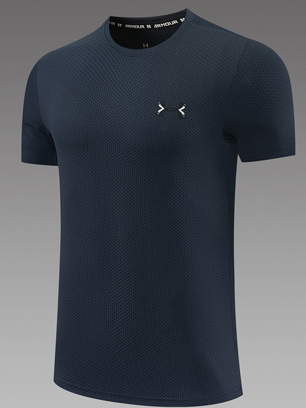 2026 UA Deep Sea Blue Men's T-shirt Top#A322