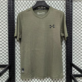 2026 UA Olive Green Men's T-shirt Top#A322