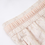 26/27 Flying Man Casual NBA Edition champagne shorts#C2515