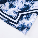 26/27 Flying Man Casual NBA Edition Camouflage Blue shorts#C2511