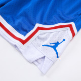26/27 Flying Man Casual NBA Edition Mesh blue shorts#A2512