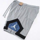 26/27 Flying Man Casual NBA Edition Cream Gray shorts#A2517