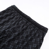 26/27 Flying Man Casual NBA Edition Fashion Black shorts#C2514