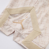 26/27 Flying Man Casual NBA Edition champagne shorts#C2515