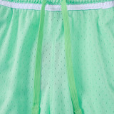 26/27 Flying Man Casual NBA Edition Apple Green shorts#A2511