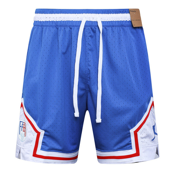 26/27 Flying Man Casual NBA Edition Mesh blue shorts#A2512