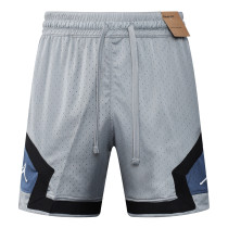 26/27 Flying Man Casual NBA Edition Cream Gray shorts#A2517