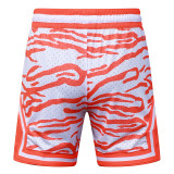 26/27 Flying Man Casual NBA Edition Tiger-striped orange shorts#C2520