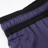 26/27 Flying Man Casual NBA Edition Mesh Dark Purple shorts#A2430