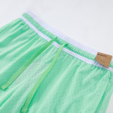 26/27 Flying Man Casual NBA Edition Apple Green shorts#A2511