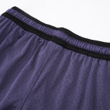26/27 Flying Man Casual NBA Edition Mesh Dark Purple shorts#A2430