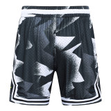 26/27 Flying Man Casual NBA Edition graffiti White&Black shorts#C2517