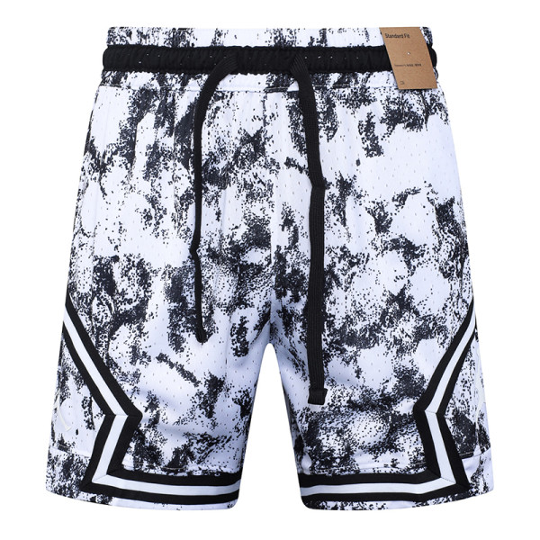 26/27 Flying Man Casual NBA Edition Camouflage white shorts#C2512