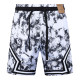 26/27 Flying Man Casual NBA Edition Camouflage white shorts#C2512