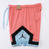 26/27 Flying Man Casual NBA Edition orange-red shorts#A2616