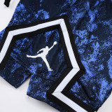 26/27 Flying Man Casual NBA Edition starry sky Blue shorts#C2516