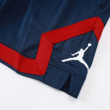 26/27 Flying Man Casual NBA Edition Blue-Red shorts#A2518