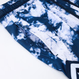 26/27 Flying Man Casual NBA Edition Camouflage Blue shorts#C2511