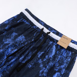 26/27 Flying Man Casual NBA Edition starry sky Blue shorts#C2516