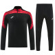 26/27 UA Black&Red Half Pull Tracksuit#815(半拉链)