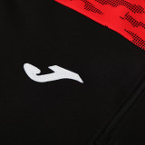26/27 UA Black &Red Kids Half Pull Tracksuit#815(童装半拉链)