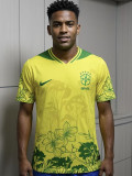 26/27 Brazi Rainforest Edition Yellow Fans Soccer Jersey