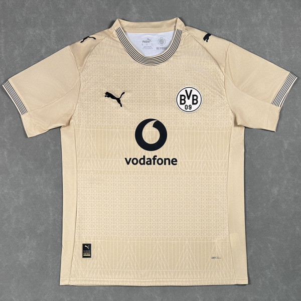 26/27 Dortmund Glory Edition Beige Fans Soccer Jersey