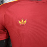 26/27 Roma Red Player Version Retro Soccer Jersey