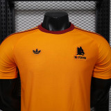 26/27 Roma Yellow Player Version Retro Soccer Jersey