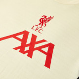25/26 LIV Beige Yellow Player Version Training Shirt