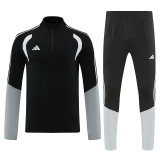 26/27AD Black&Grey Half Pull Tracksuit#814(半拉链)