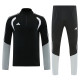 26/27AD Black&Grey Half Pull Tracksuit#814(半拉链)