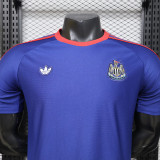 26/27 Newcastle Royal Blue Player Version Retro T-shirt