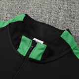 26/27 UA Black&Green Half Pull Tracksuit#816(半拉链)