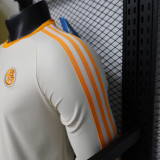 26/27 Bayern Beige White Player Version Long Sleeve  Retro Soccer Jersey