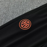 26/27 INT Black polo shirts pants suit(圆领)